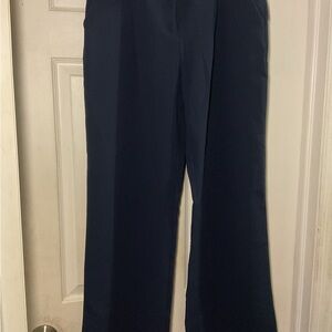 DKNY Navy Wide-Leg Pants